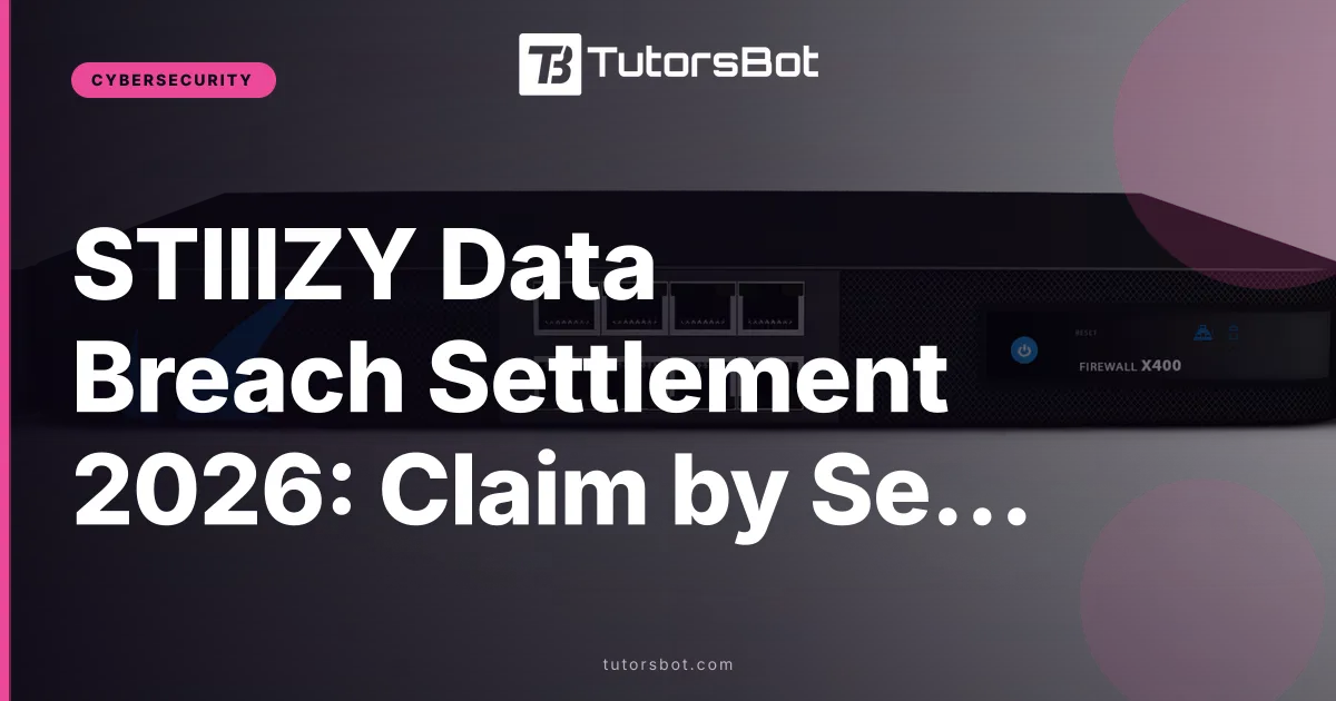 STIIIZY Data Breach Settlement 2026: Claim by Sep 10
