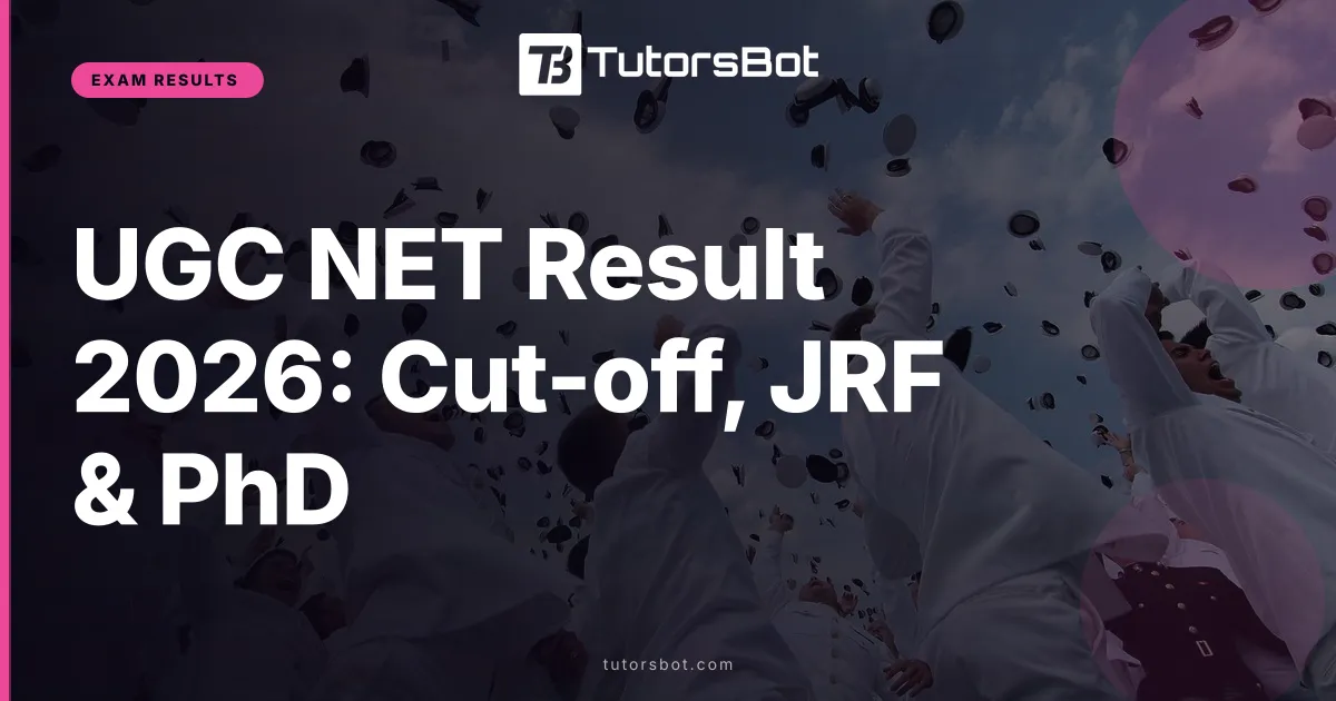 UGC NET Result 2026: Cut-off, JRF & PhD
