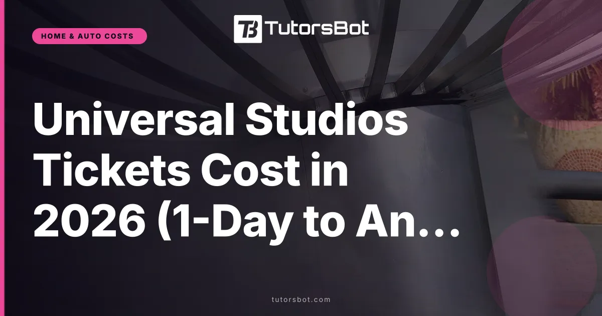 Universal Studios Tickets Cost in 2026 (1-Day to Annual)