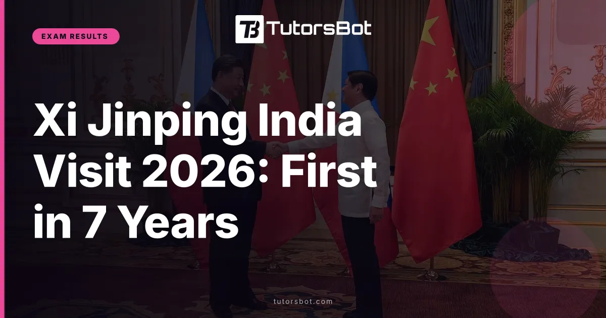 Xi Jinping India Visit 2026: First in 7 Years