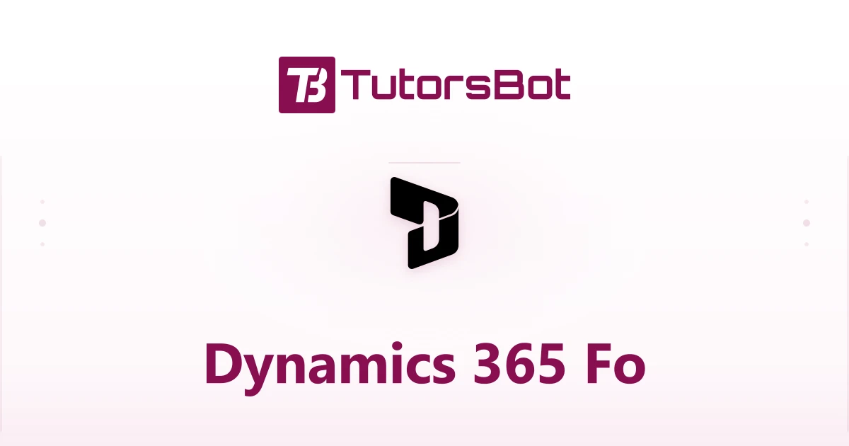 Dynamics 365 Fo Training in Chandigarh course thumbnail