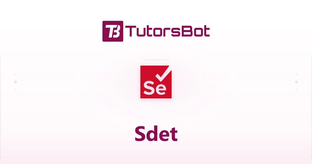 SDET Training course thumbnail