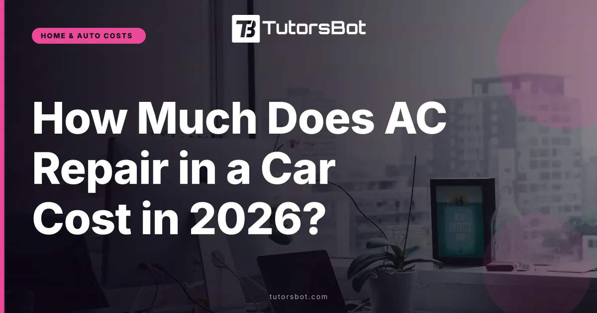 How Much Does AC Repair in a Car Cost in 2026?