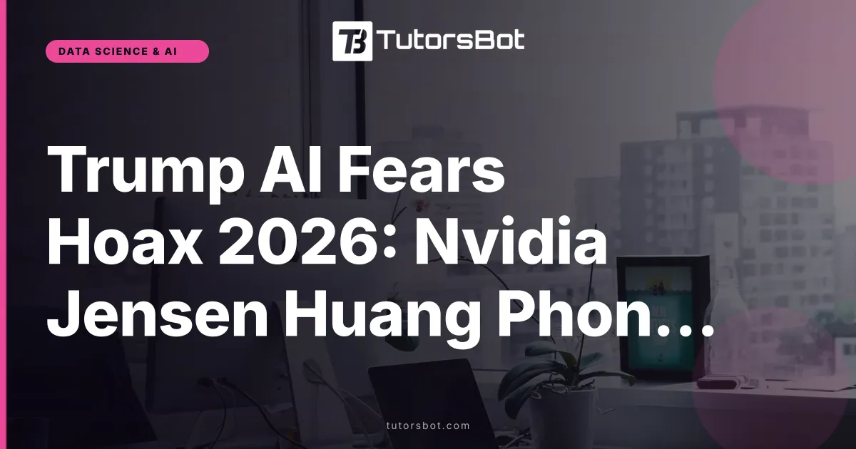 Trump AI Fears Hoax 2026: Nvidia Jensen Huang Phone Call