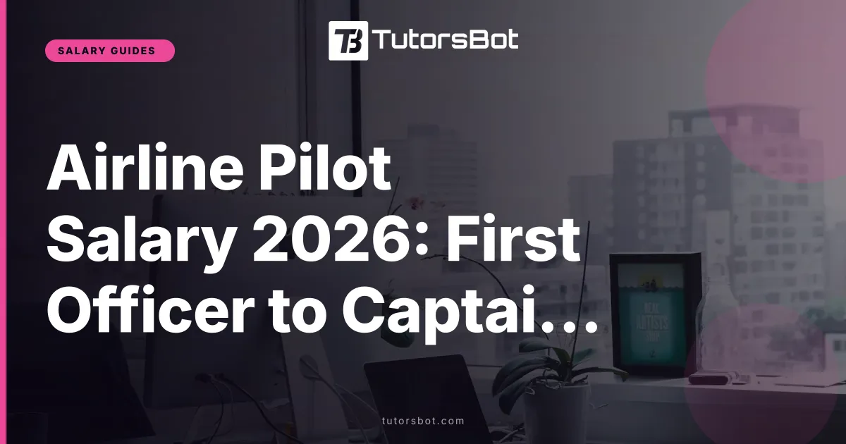 Airline Pilot Salary 2026: First Officer to Captain Pay