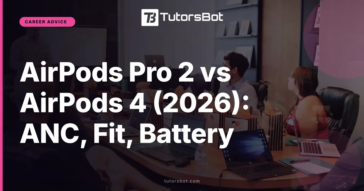 AirPods Pro 2 vs AirPods 4 (2026): ANC, Fit, Battery