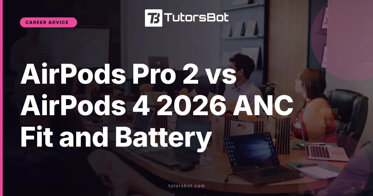 AirPods Pro 2 vs AirPods 4 2026 ANC Fit and Battery