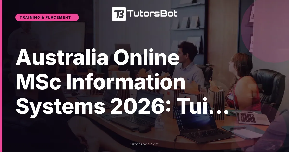 Australia Online MSc Information Systems 2026: Tuition