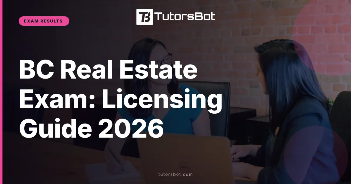 BC Real Estate Exam: Licensing Guide 2026