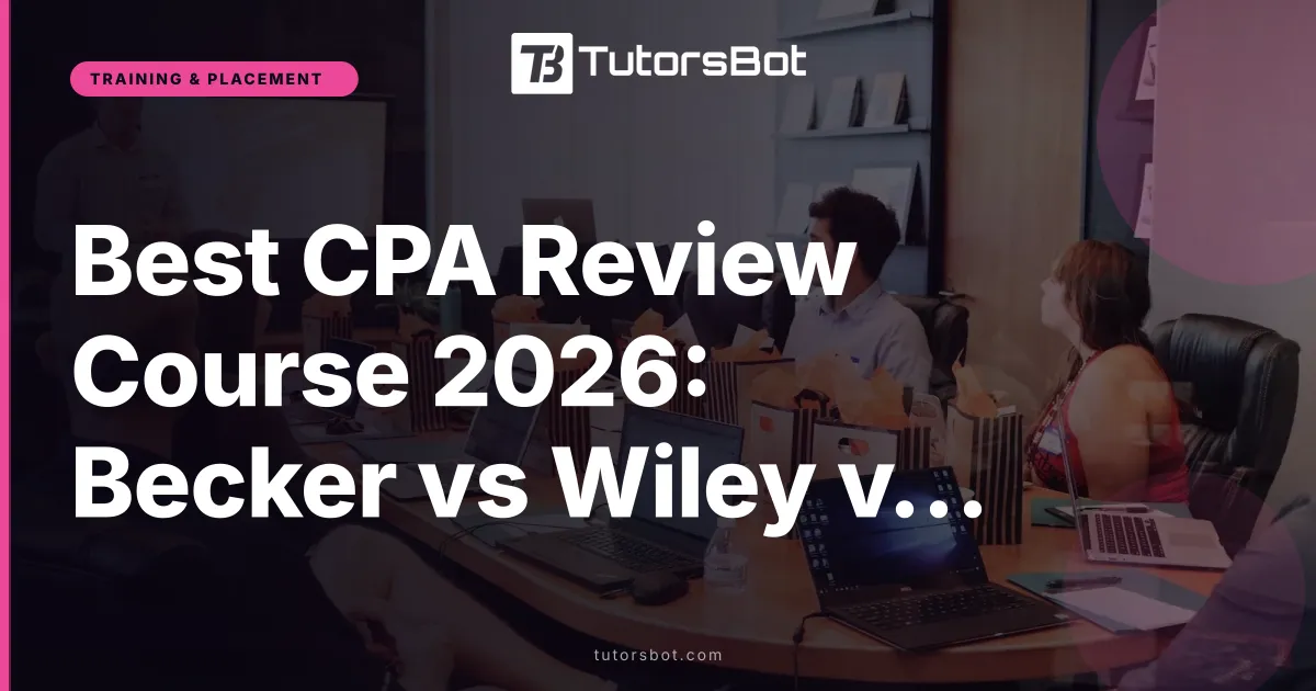 Best CPA Review Course 2026: Becker vs Wiley vs Surgent
