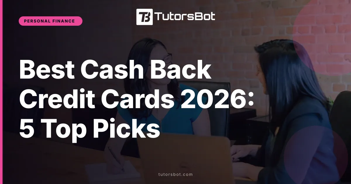 Best Cash Back Credit Cards 2026: 5 Top Picks