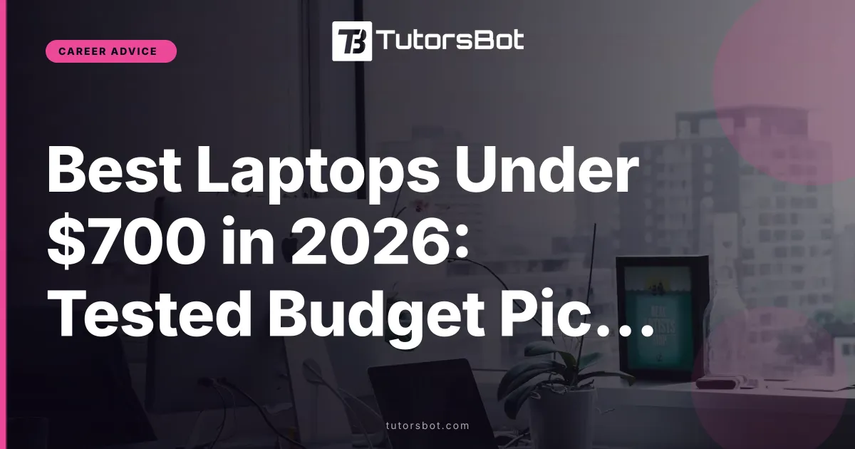 Best Laptops Under $700 in 2026: Tested Budget Picks
