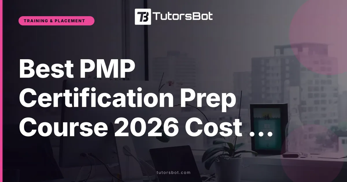 Best PMP Certification Prep Course 2026 Cost Comparison