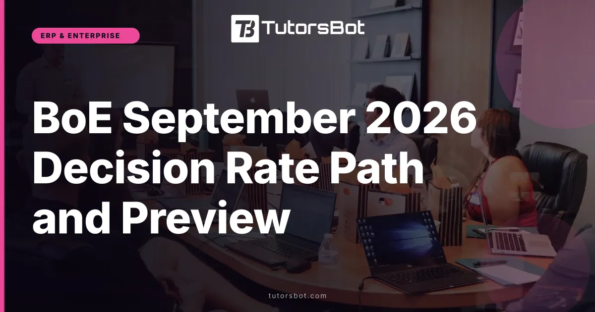 BoE September 2026 Decision Rate Path and Preview