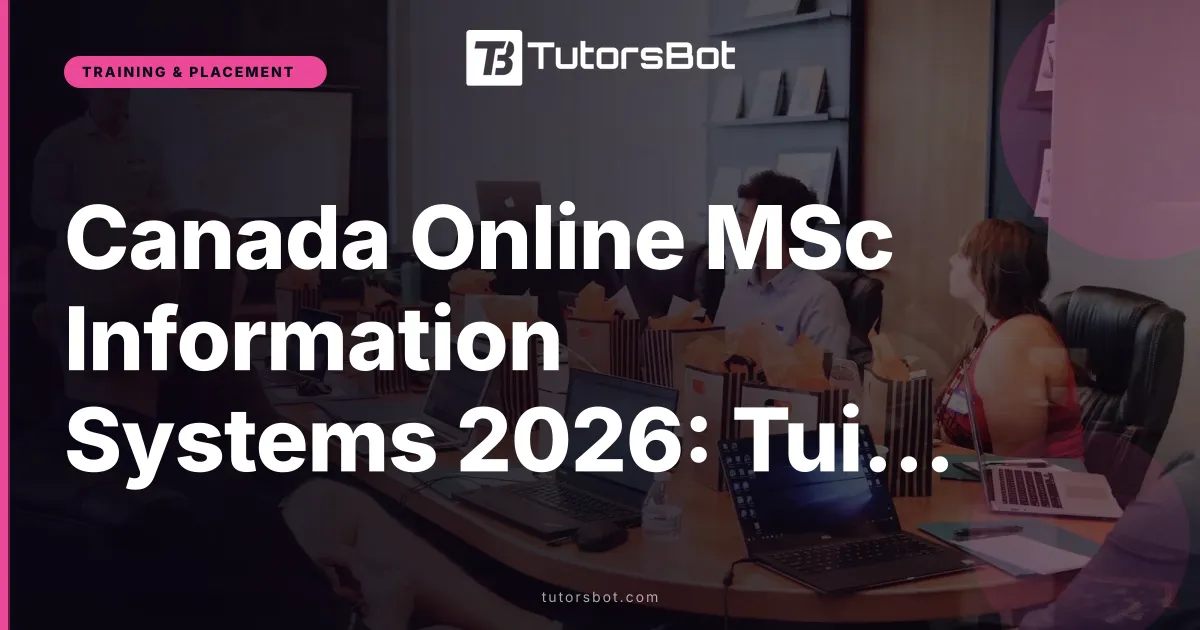 Canada Online MSc Information Systems 2026: Tuition