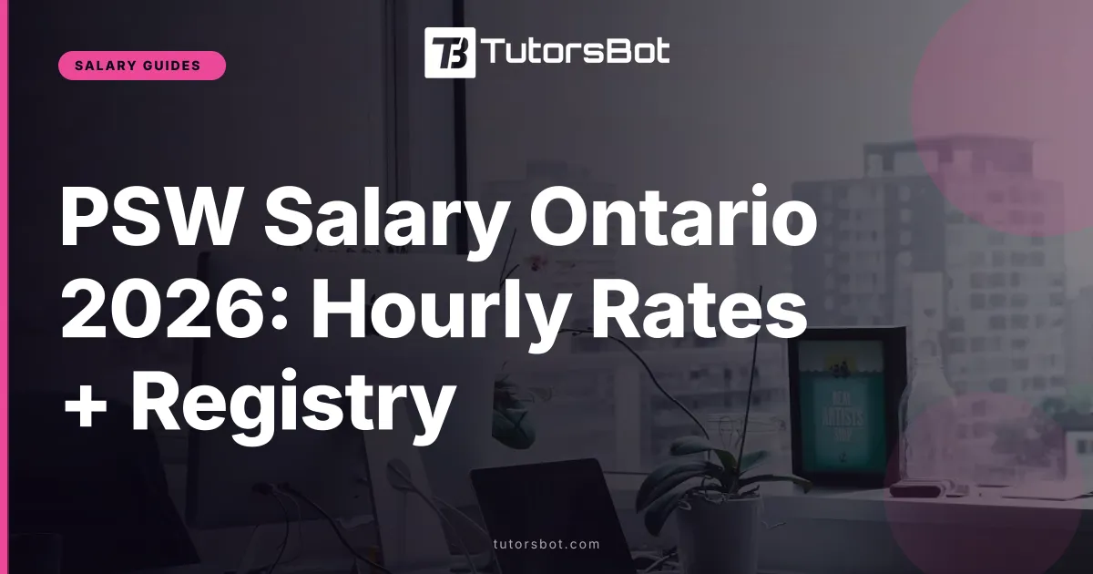 PSW Salary Ontario 2026: Hourly Rates + Registry