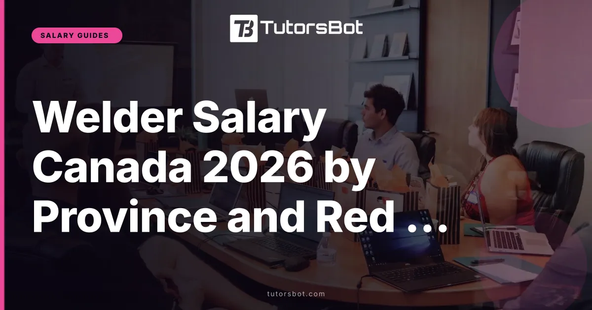 Welder Salary Canada 2026 by Province and Red Seal Pay