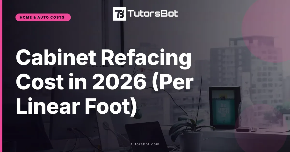 Cabinet Refacing Cost in 2026 (Per Linear Foot)