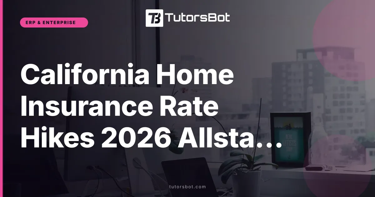 California Home Insurance Rate Hikes 2026 Allstate FAIR Plan
