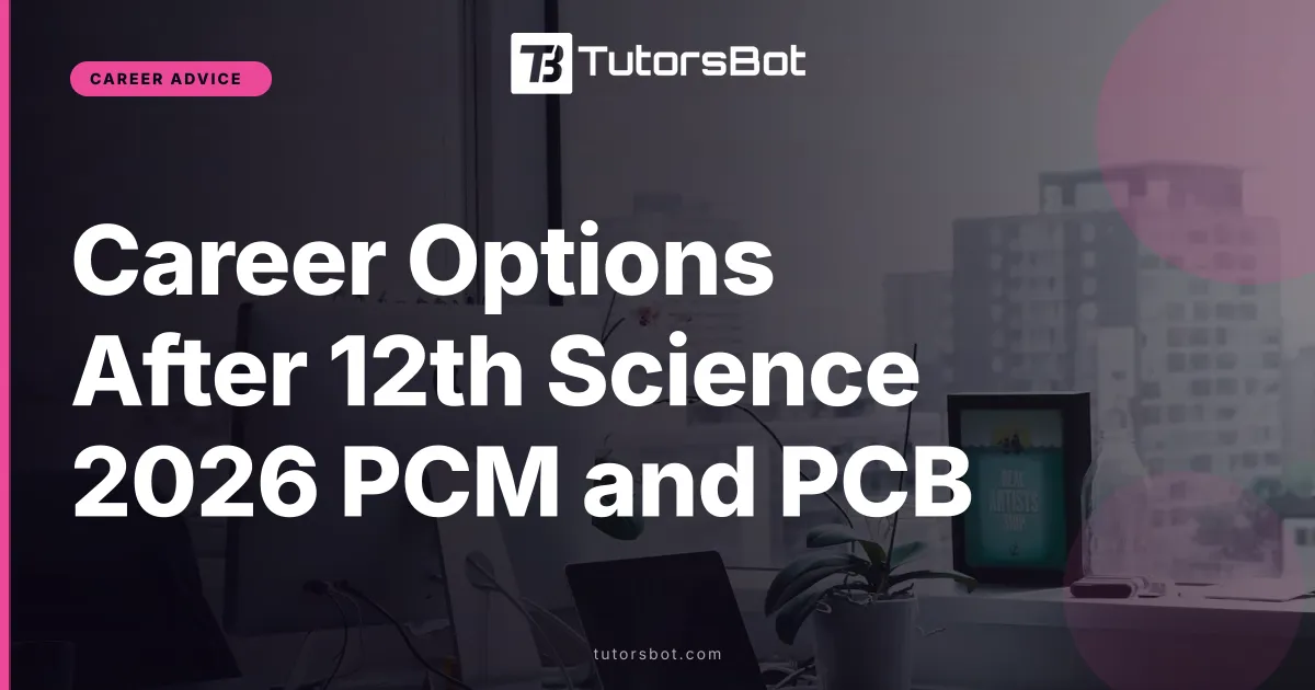 Career Options After 12th Science 2026 PCM and PCB