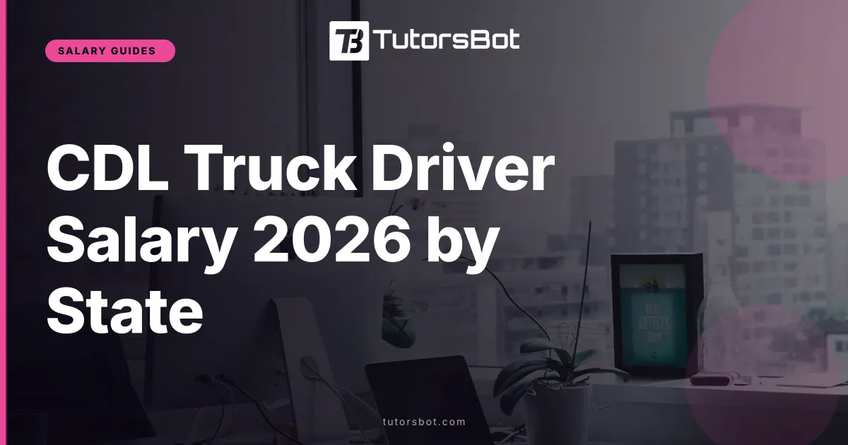 CDL Truck Driver Salary 2026 by State