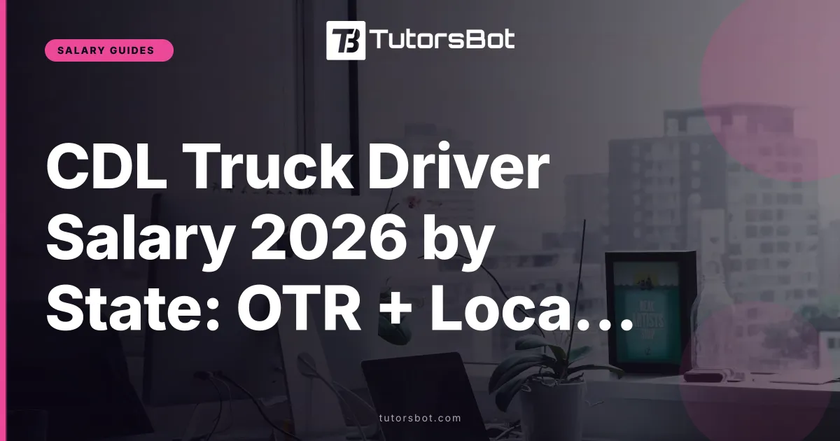 CDL Truck Driver Salary 2026 by State: OTR + Local Pay