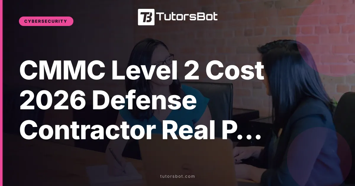CMMC Level 2 Cost 2026 Defense Contractor Real Pricing