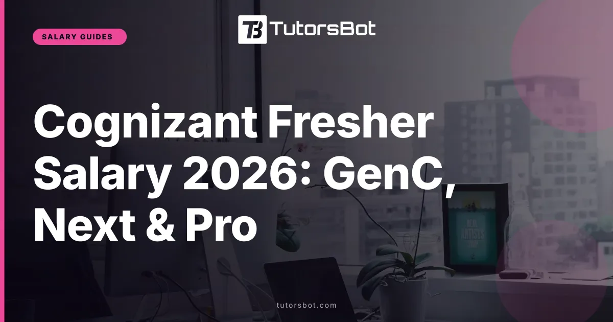 Cognizant Fresher Salary 2026: GenC, Next & Pro