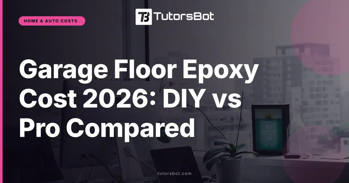 Garage Floor Epoxy Cost 2026: DIY vs Pro Compared
