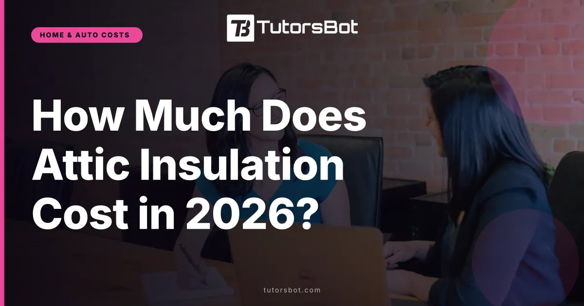 How Much Does Attic Insulation Cost in 2026?