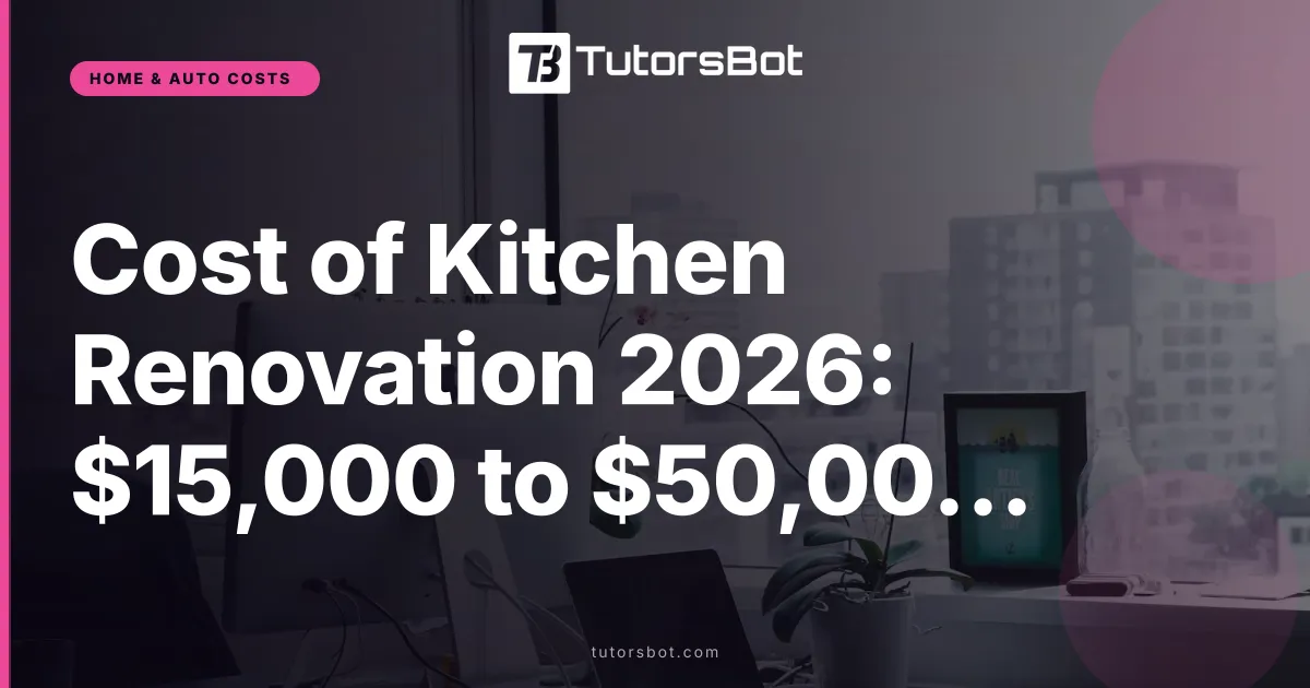 Cost of Kitchen Renovation 2026: $15,000 to $50,000+