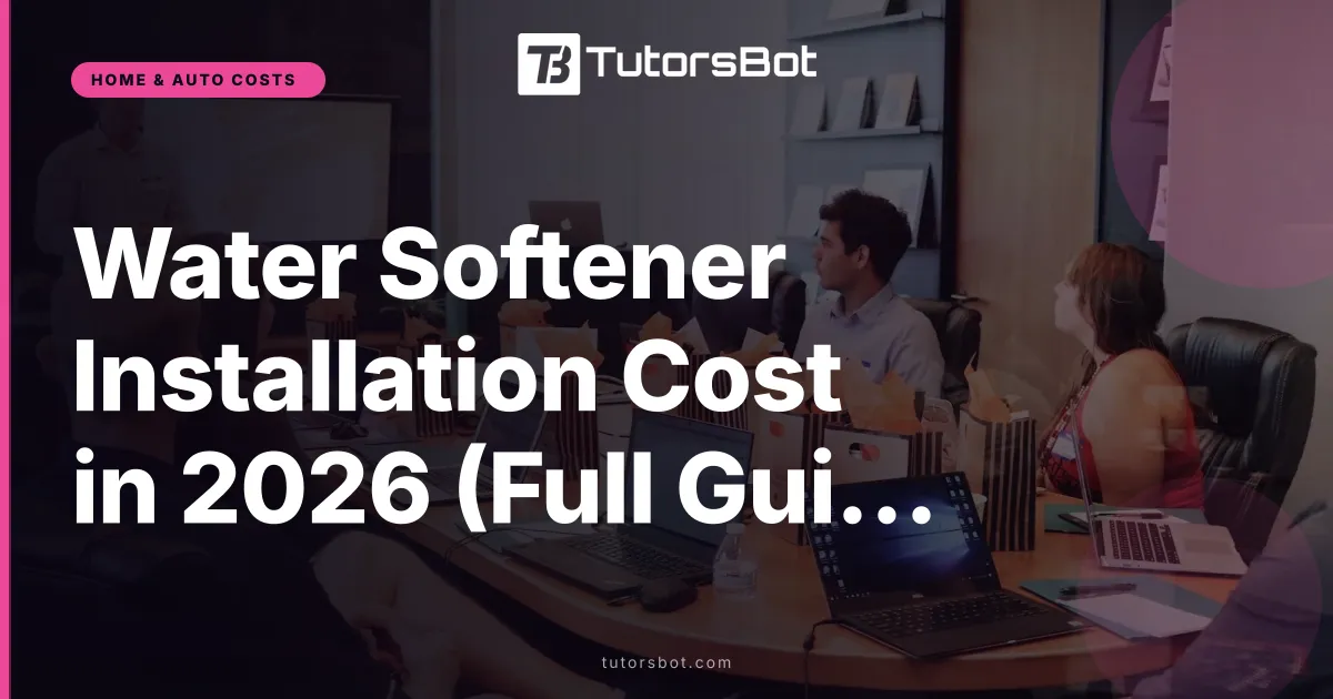 Water Softener Installation Cost in 2026 (Full Guide)