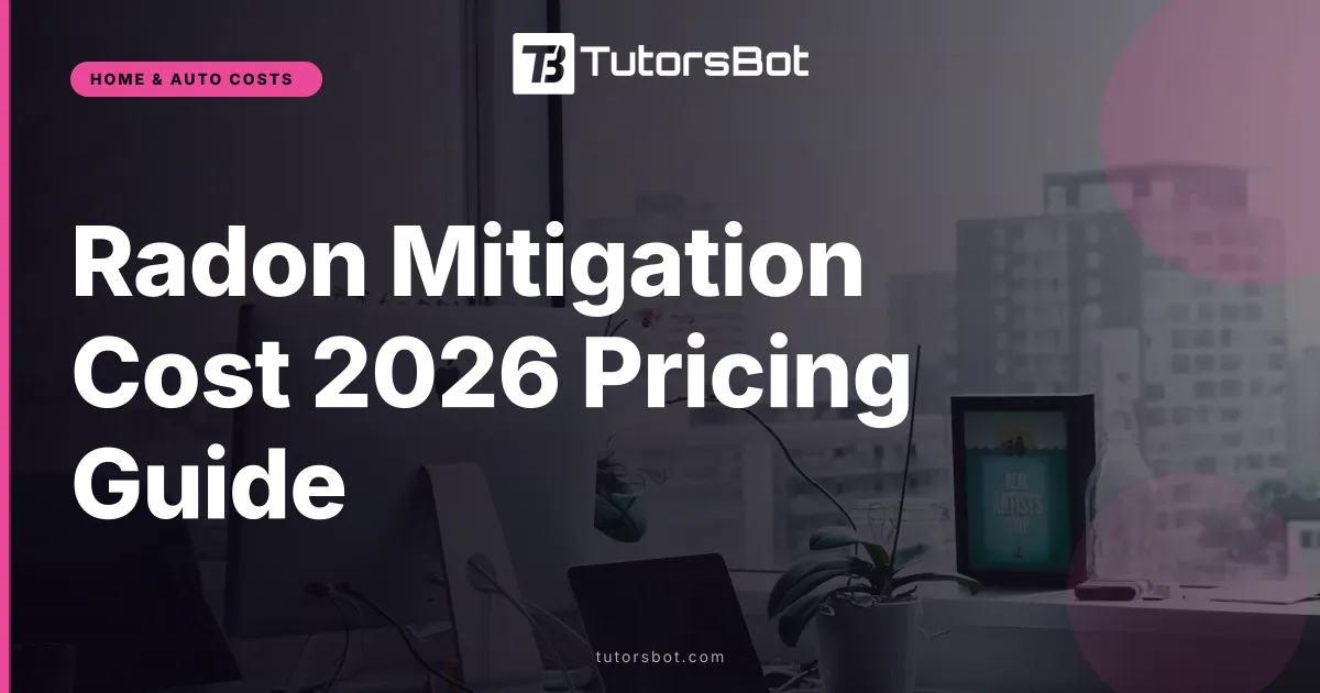 Radon Mitigation Cost 2026 Pricing Guide