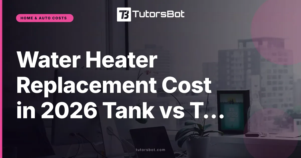 Water Heater Replacement Cost in 2026 Tank vs Tankless