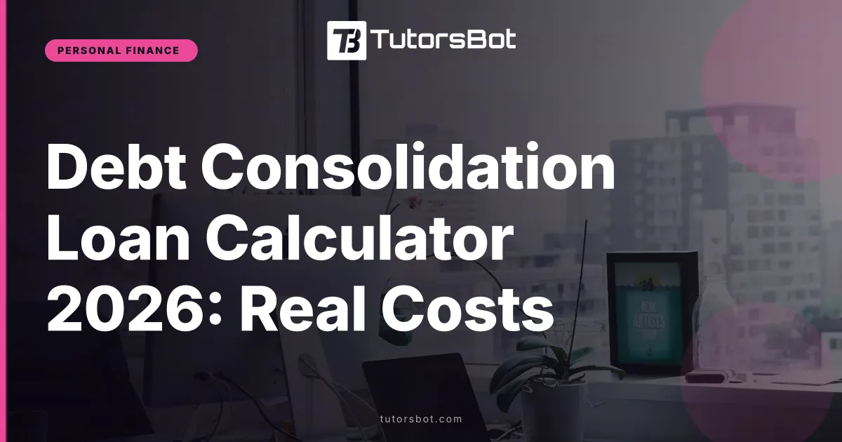 Debt Consolidation Loan Calculator 2026: Real Costs