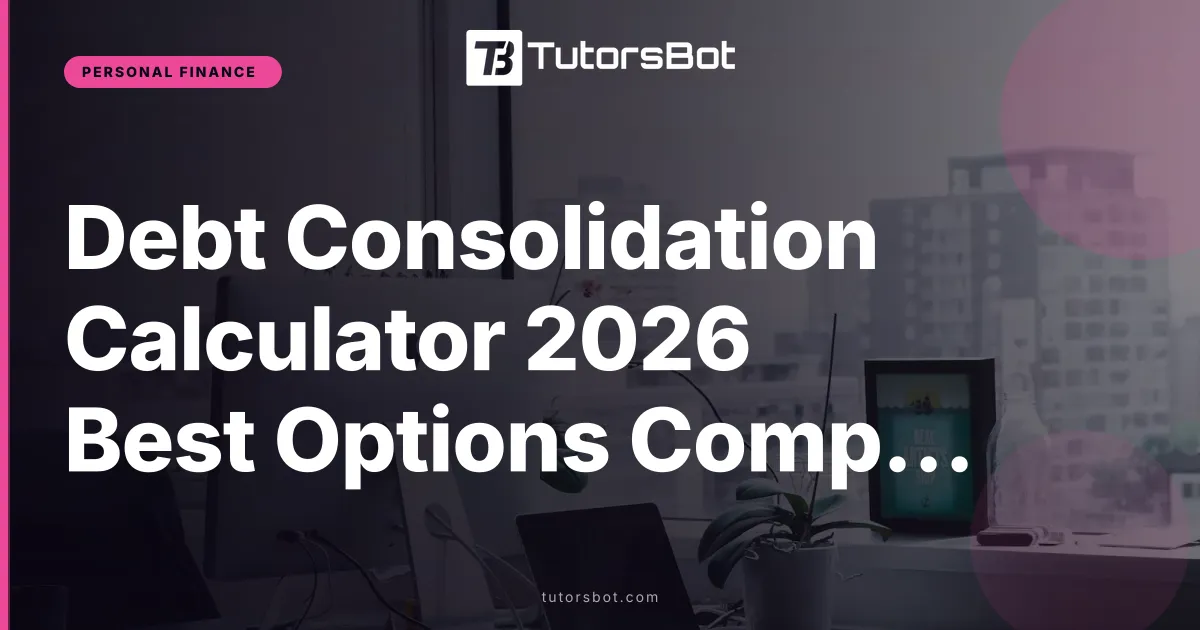 Debt Consolidation Calculator 2026 Best Options Compared