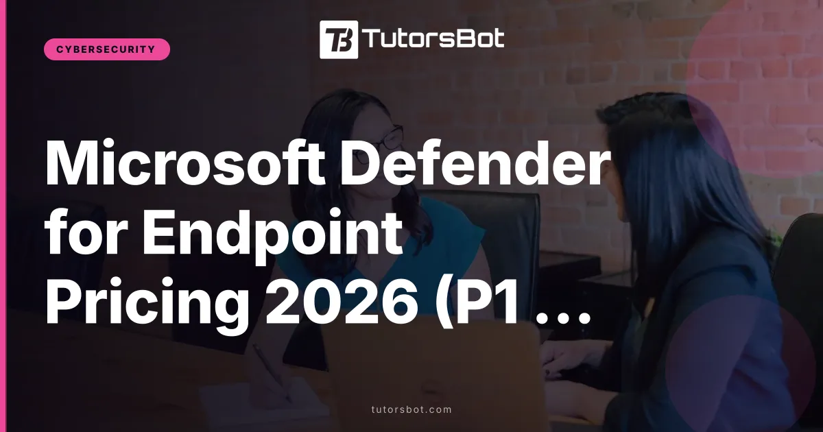 Microsoft Defender for Endpoint Pricing 2026 (P1 vs P2)