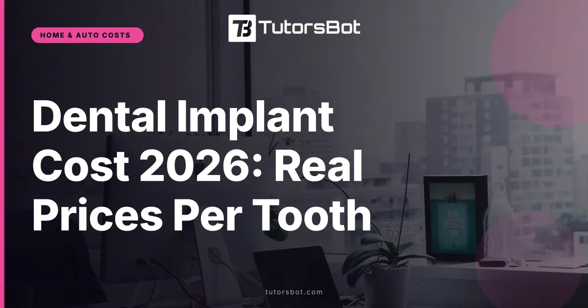 Dental Implant Cost 2026: Real Prices Per Tooth