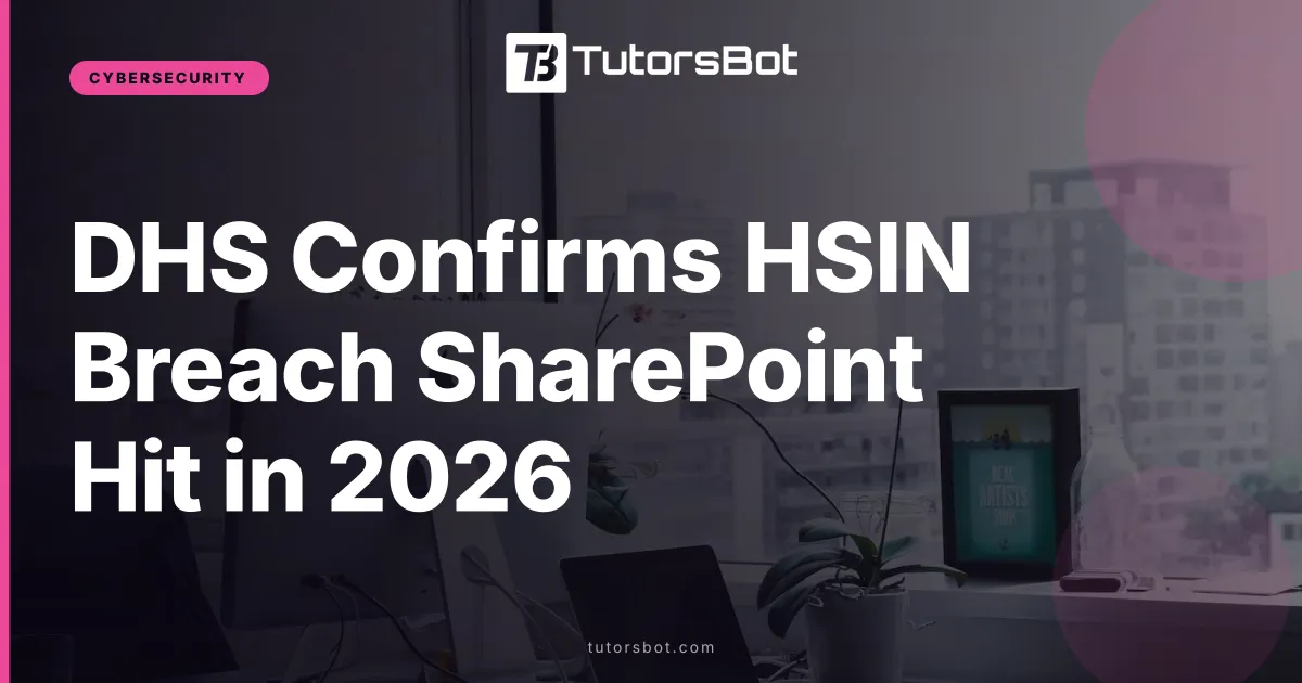 DHS Confirms HSIN Breach SharePoint Hit in 2026