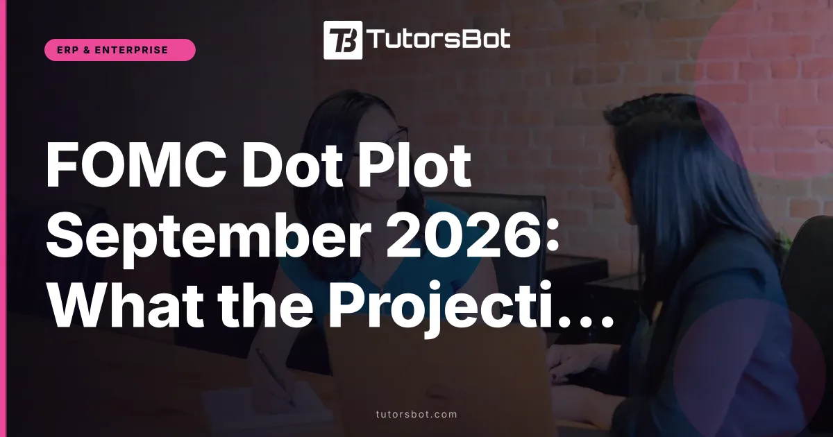 FOMC Dot Plot September 2026: What the Projections Show