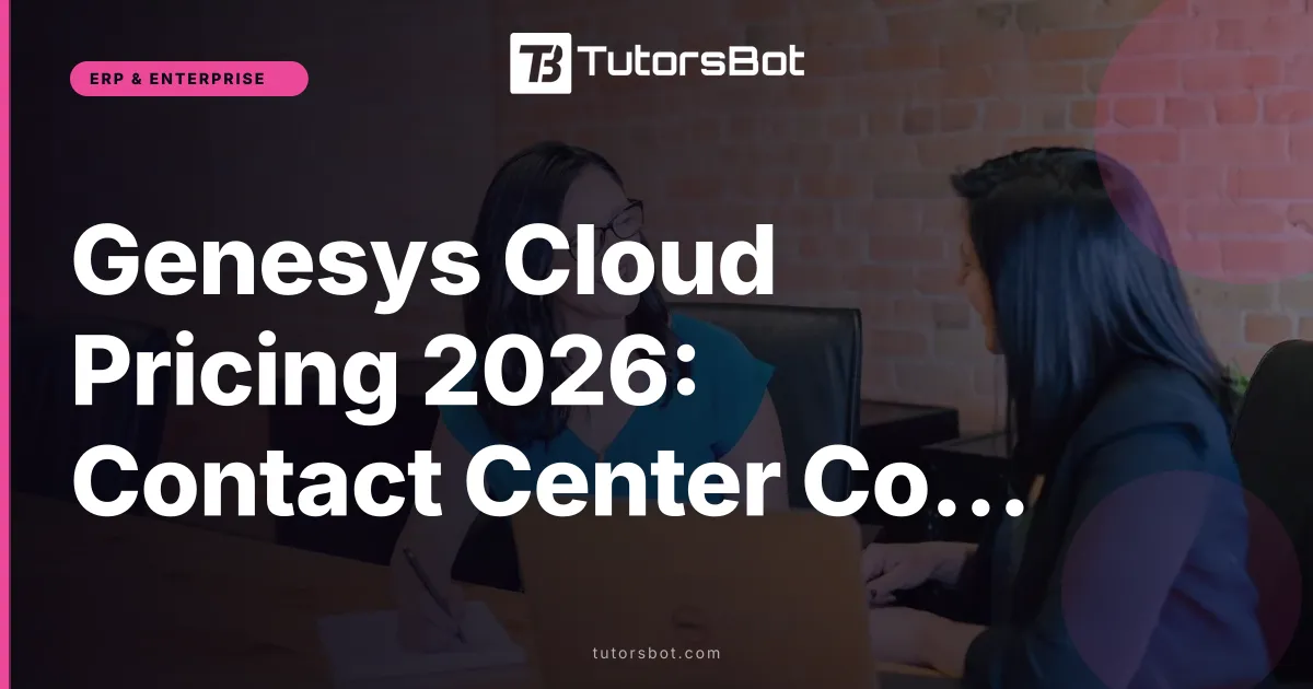 Genesys Cloud Pricing 2026: Contact Center Cost