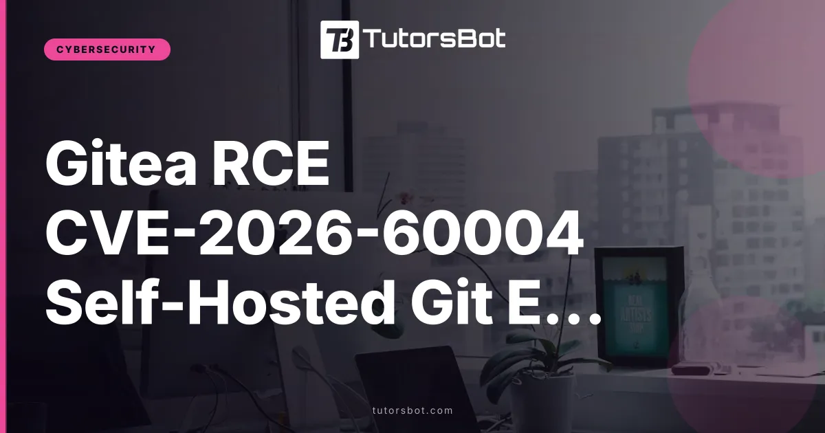 Gitea RCE CVE-2026-60004 Self-Hosted Git Exploit