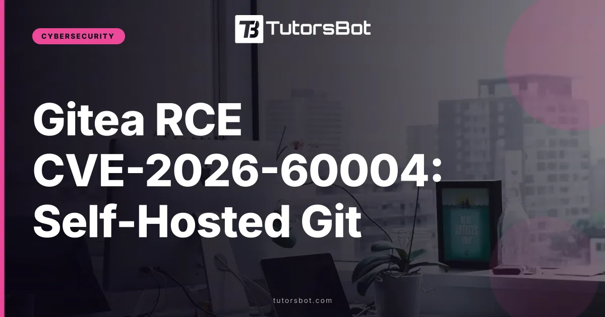 Gitea RCE CVE-2026-60004: Self-Hosted Git