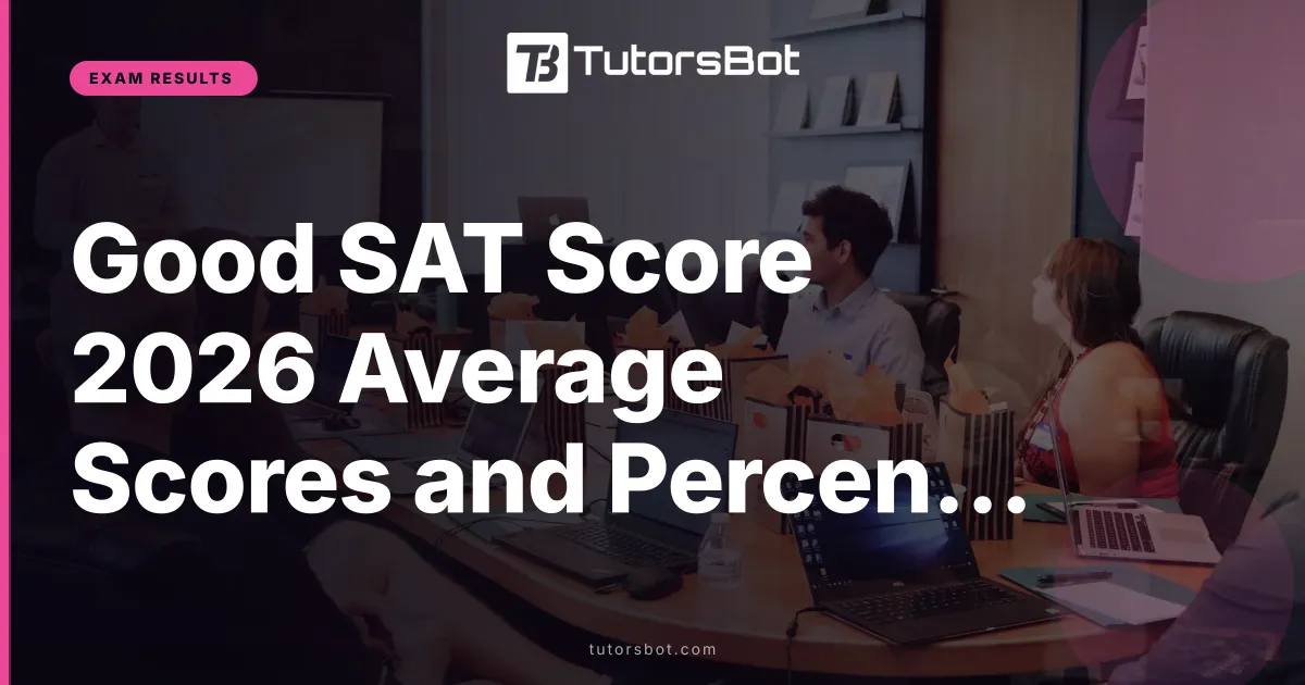 Good SAT Score 2026 Average Scores and Percentile Ranks