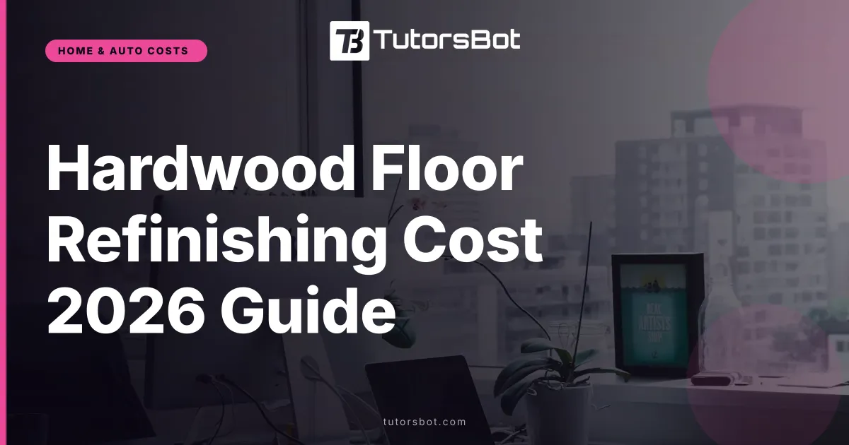 Hardwood Floor Refinishing Cost 2026 Guide