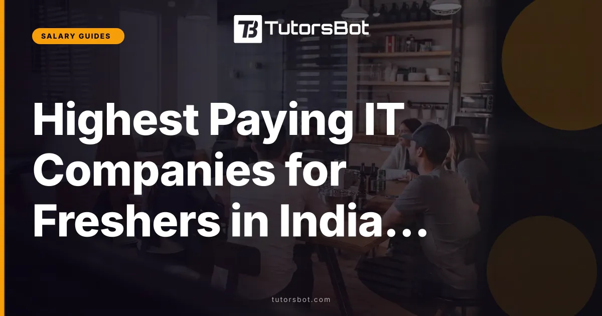 Highest Paying IT Companies for Freshers in India 2026