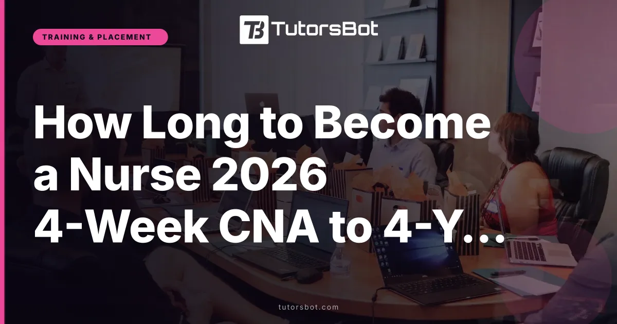 How Long to Become a Nurse 2026 4-Week CNA to 4-Year BSN