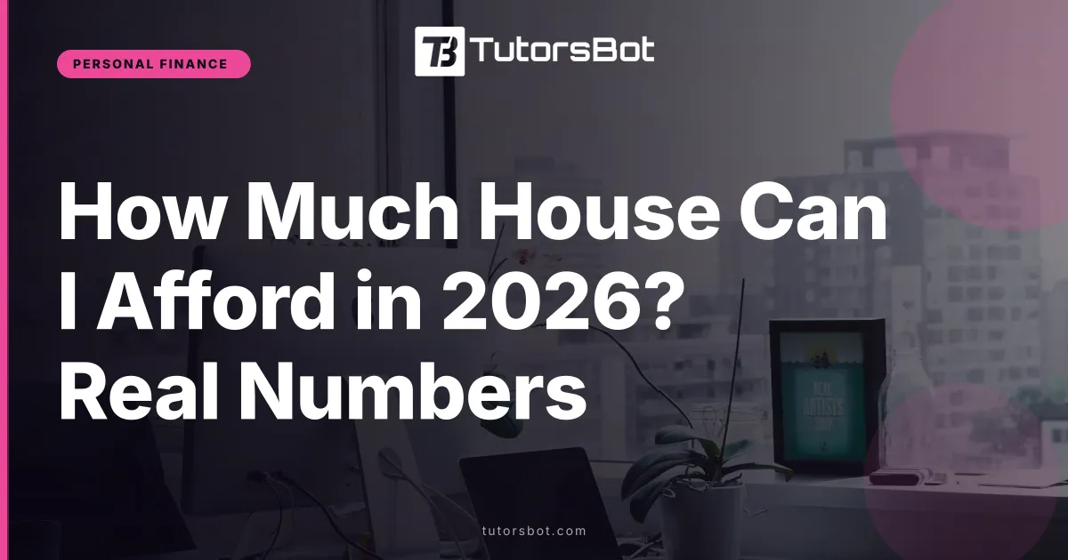 How Much House Can I Afford in 2026? Real Numbers