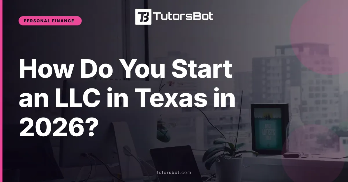 How Do You Start an LLC in Texas in 2026?