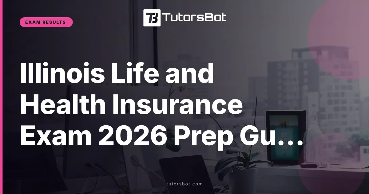 Illinois Life and Health Insurance Exam 2026 Prep Guide